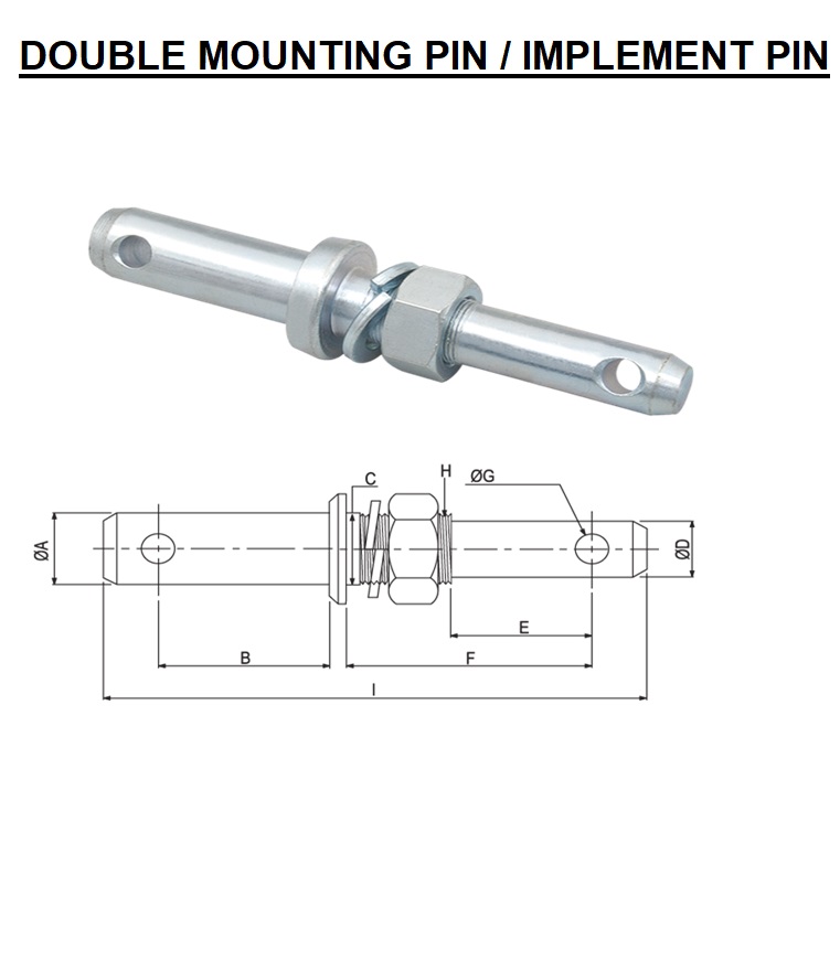 Double Mounting Pin